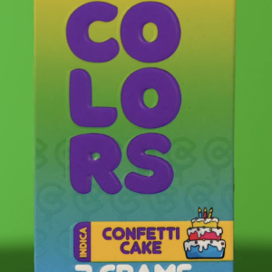 Colors Disposable Confetti Cake